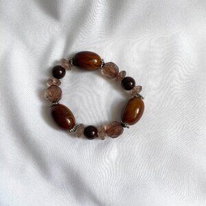 Brown Beaded Bracelet